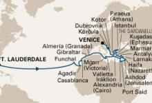 Prinsendam, Grand Mediterranean Voyage ex Ft Lauderdale to Venice