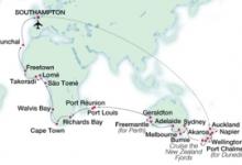 Saga Ruby, World Cruise 2013 Sector ex Auckland to Southampton