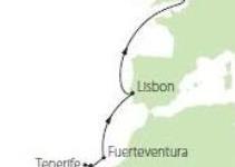 Braemar, Lisbon and the Canary Islands ex Santa Cruz to Dover