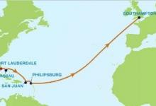 Eclipse, Transatlantic Eastbound ex Ft Lauderdale to Southampton