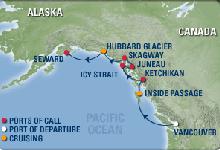 Radiance, Alaska Northbound ex Vancouver to Seward