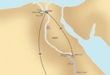 Mayfair, The Pyramids Lake Nasser & Nile ex Cairo Return