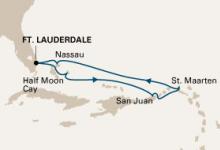 Nieuw Amsterdam, East Caribbean Cruise ex Ft Lauderdale Return