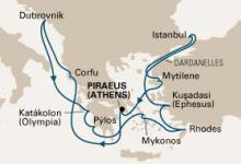 Prinsendam, Hellenic and Antolia Explorer ex Athens Return
