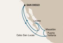 Zaandam, Mexican Riviera Cruise ex San Diego Return