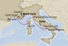 Nautica, Mediterranean Grandeur ex Rome to Monte Carlo