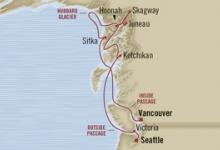 Regatta, Majesty of Alaska ex Vancouver to Seattle