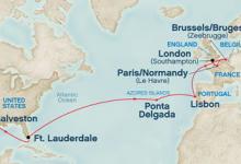 Crown, Passage to Europe ex Galveston to Southampton