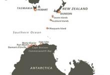 Orion, Mawsons Antarctica ex Dunedin to Hobart
