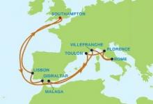 Eclipse, Mediterranean Cruise ex Southampton Return