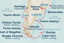 Golden, Cape Horn & Strait of Magellan ex Buenos Aires to Valparaiso
