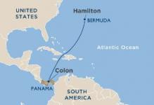 Wind Star, Transatlantic Crossing ex Colon to Hamilton