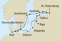 Pacifica, Scandi Russia Cruise ex Kiel Return