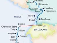 Scenic, Rhine & Rhone River Cruise 2013 ex Amsterdam to Arles