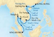 Legend,  Vietnam & Thailand ex Hong Kong to Singapore 